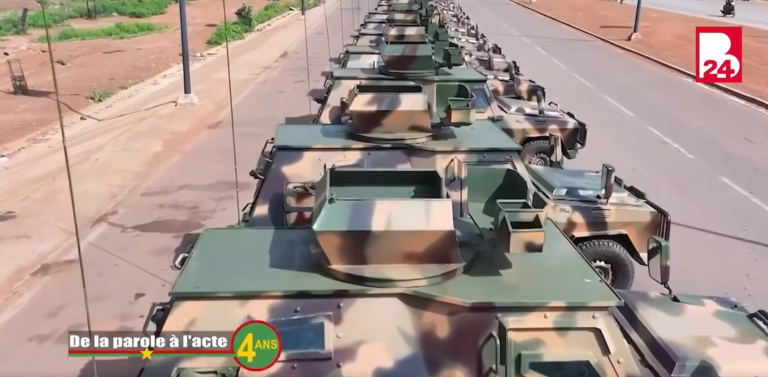 Le Burkina Faso dispose de ses propres véhicules blindés 