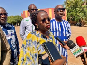 Camarade Tani Sagna, directrice Régionale de l’Enseignement Supérieur, de la Recherche et de l’Innovation du Kadiogo