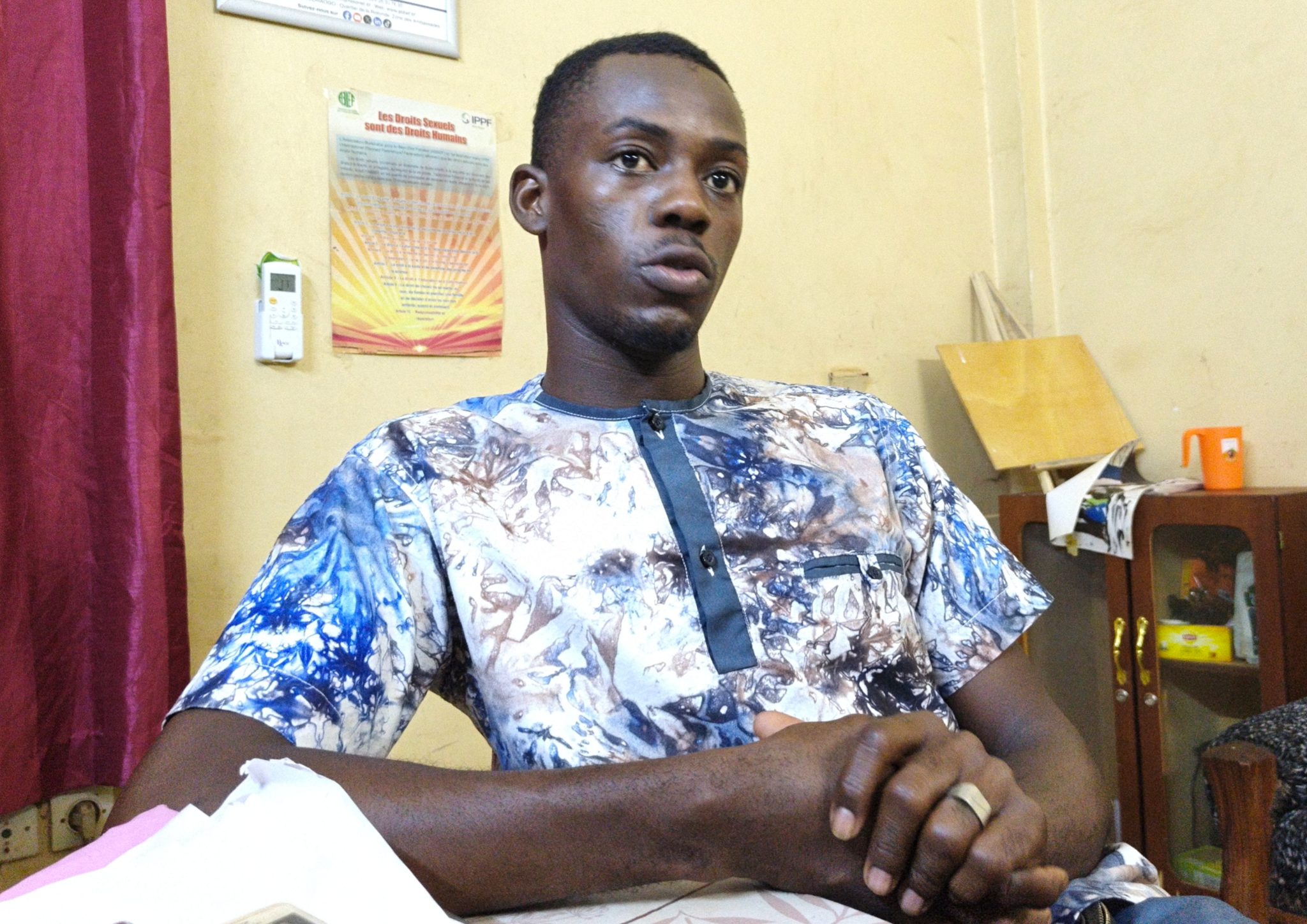Kevin Compaoré dit avoir connu le Centre d'écoute par ses camarades au lycée