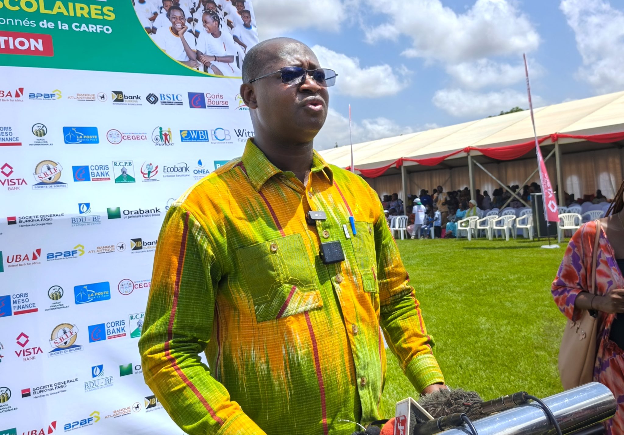 Le directeur général de la CARFO, Hyacinthe Tamalgo