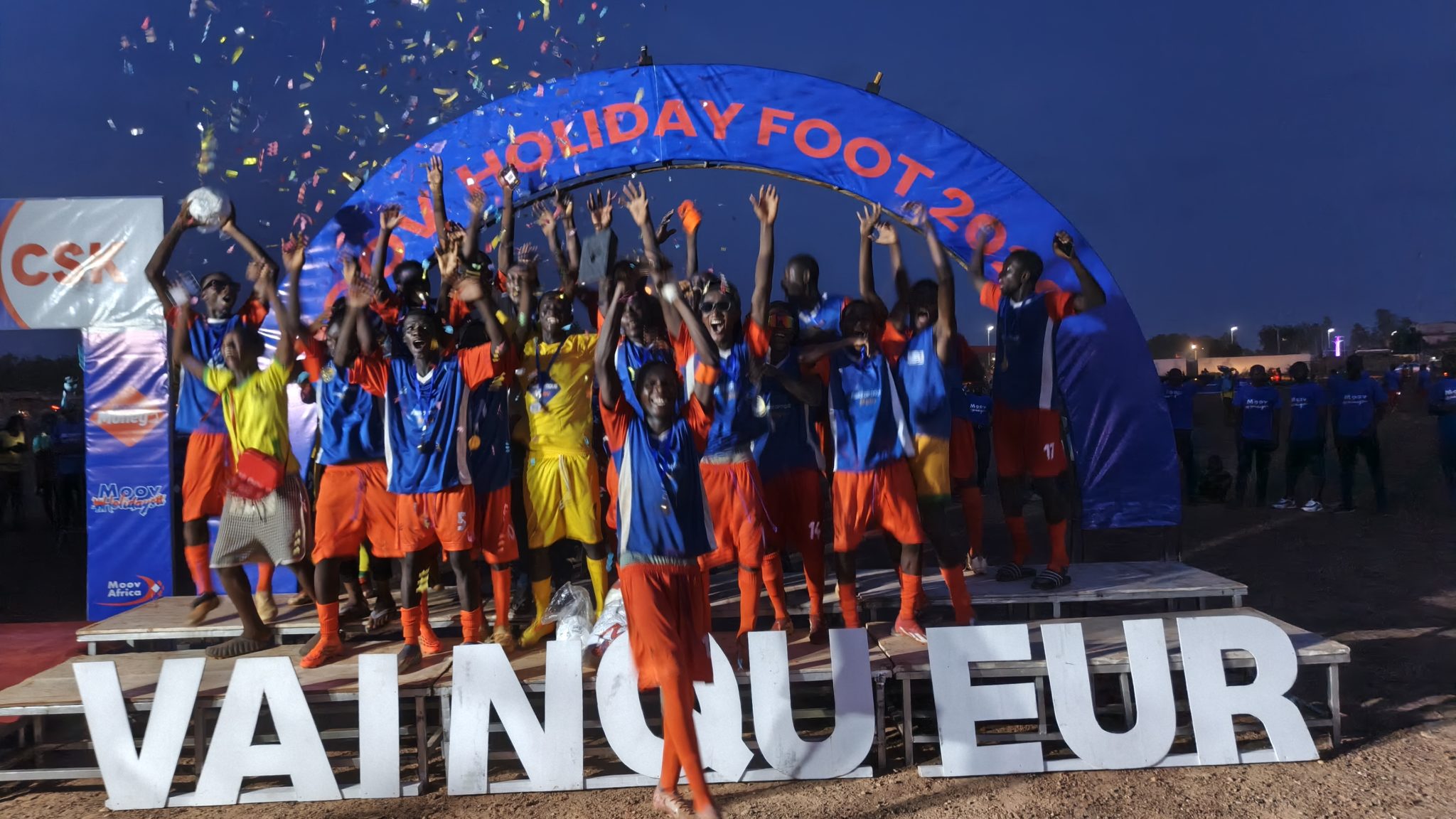 L'équipe de National Soccer Academy (NASA) a remporté la 3e édition de Moov Holidays Foot