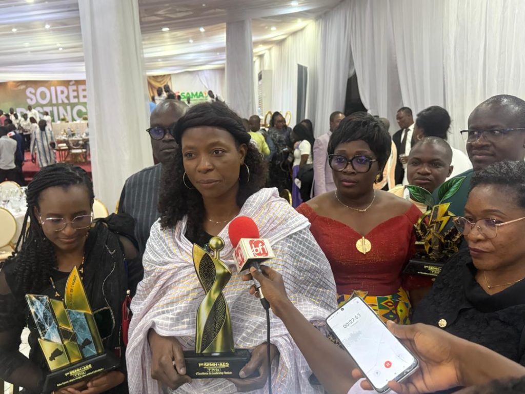 Blandine Ouangré/Kaboré, directrice des affaires corporatives et de la communication d'Iamgold Essakane