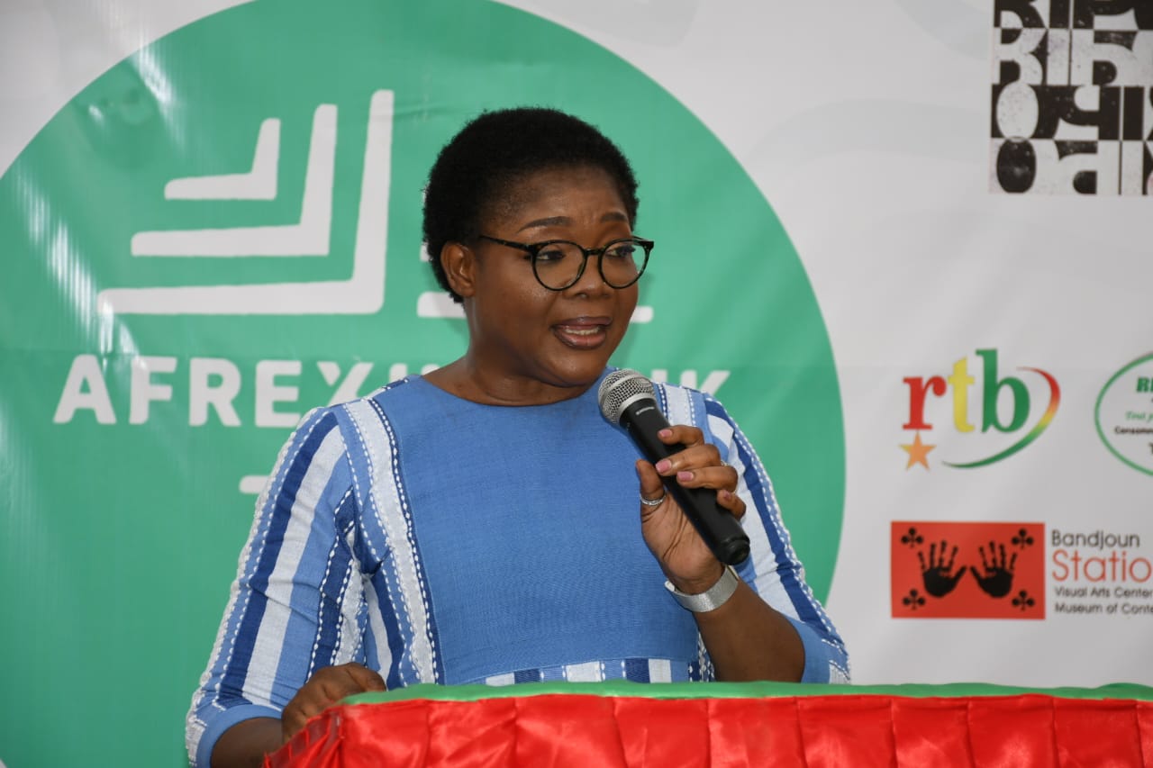 Suzanne Sangaré Ouédraogo, promotrice des RIPO, lors de la cérémonie marquant les 20 ans de l'événement