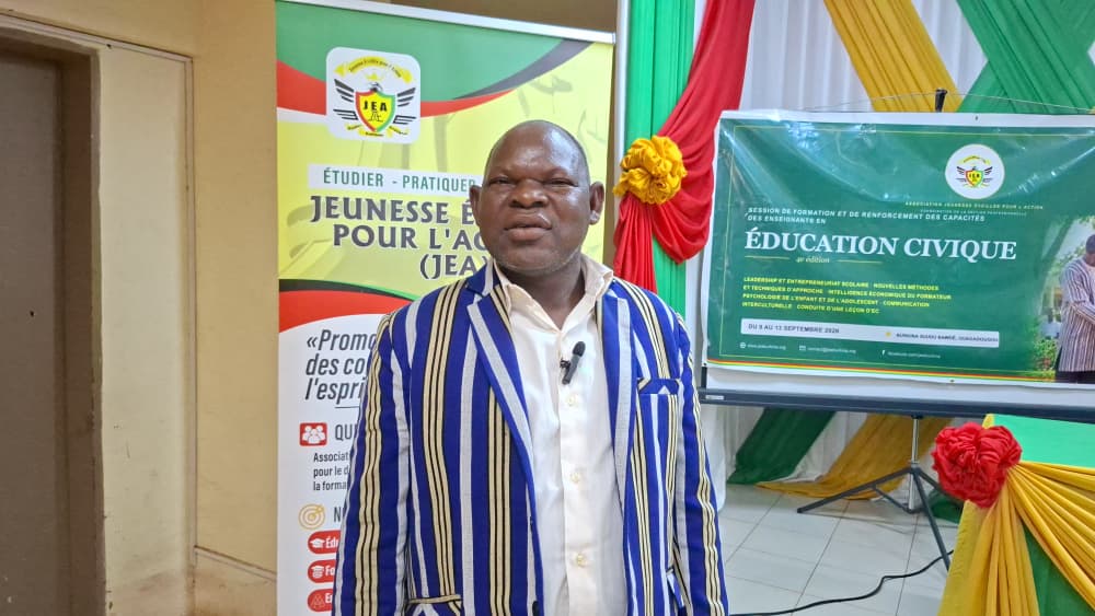 Ouédraogo Timbyalgré, professeur certifié des écoles, participant