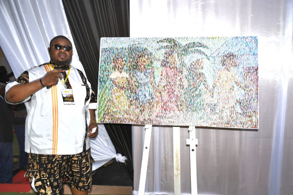 Ouagadougou, temple de la peinture internationale : Le regard humaniste et transmissible de l’artiste congolais Baba Tshikama aux RIPO 2026
