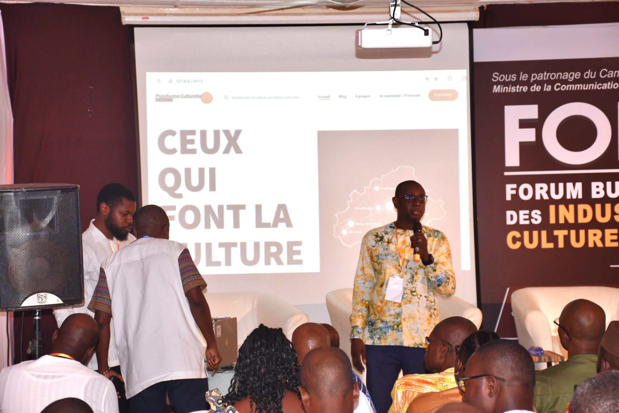 Lancement officiel de la plateforme numérique de collecte de données sur les industries culturelles et créatives du Burkina Faso lors du FOBICC 2026