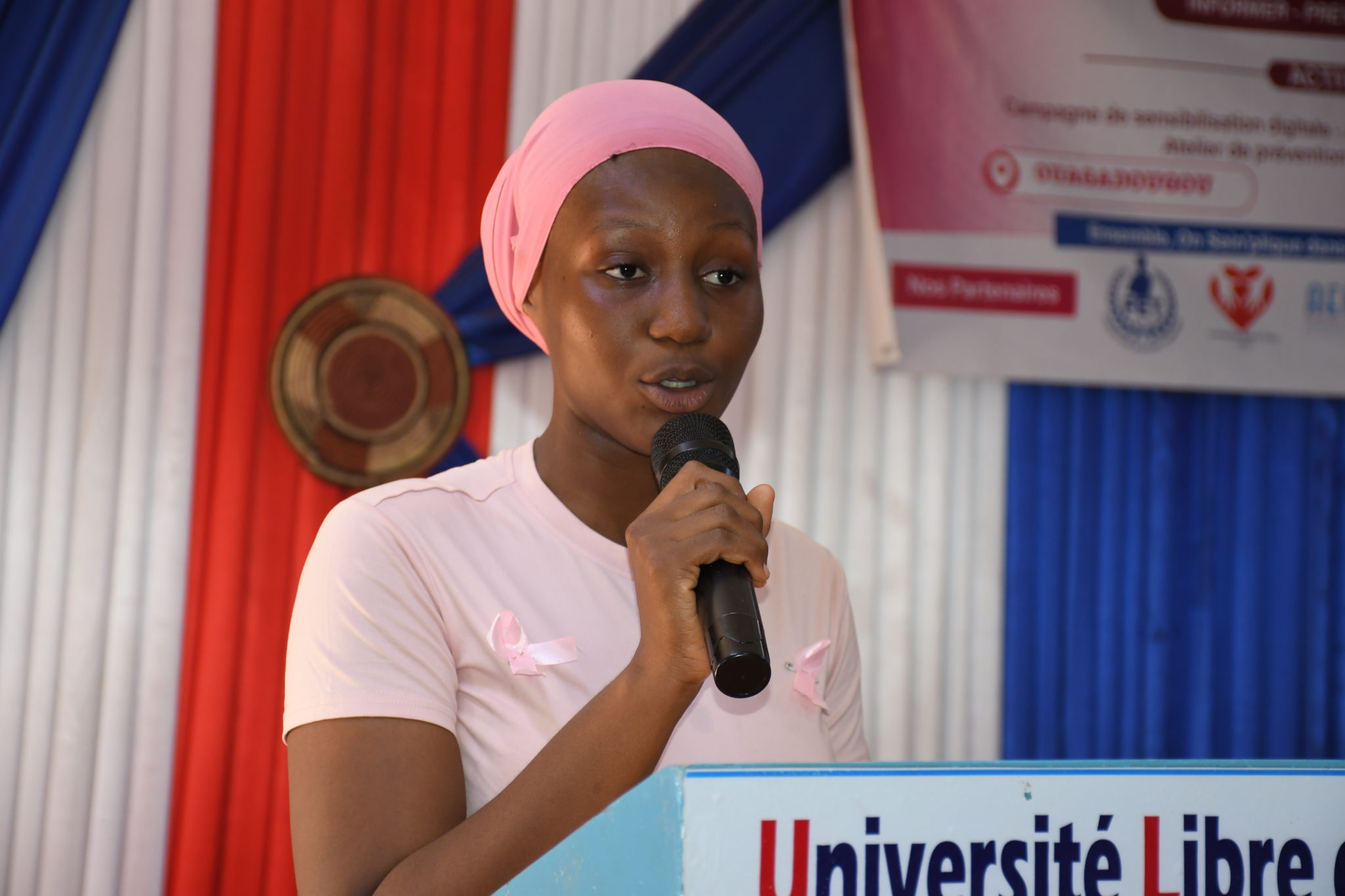 Rachidatou Confé, chargée du leadership féminin de l'ULB