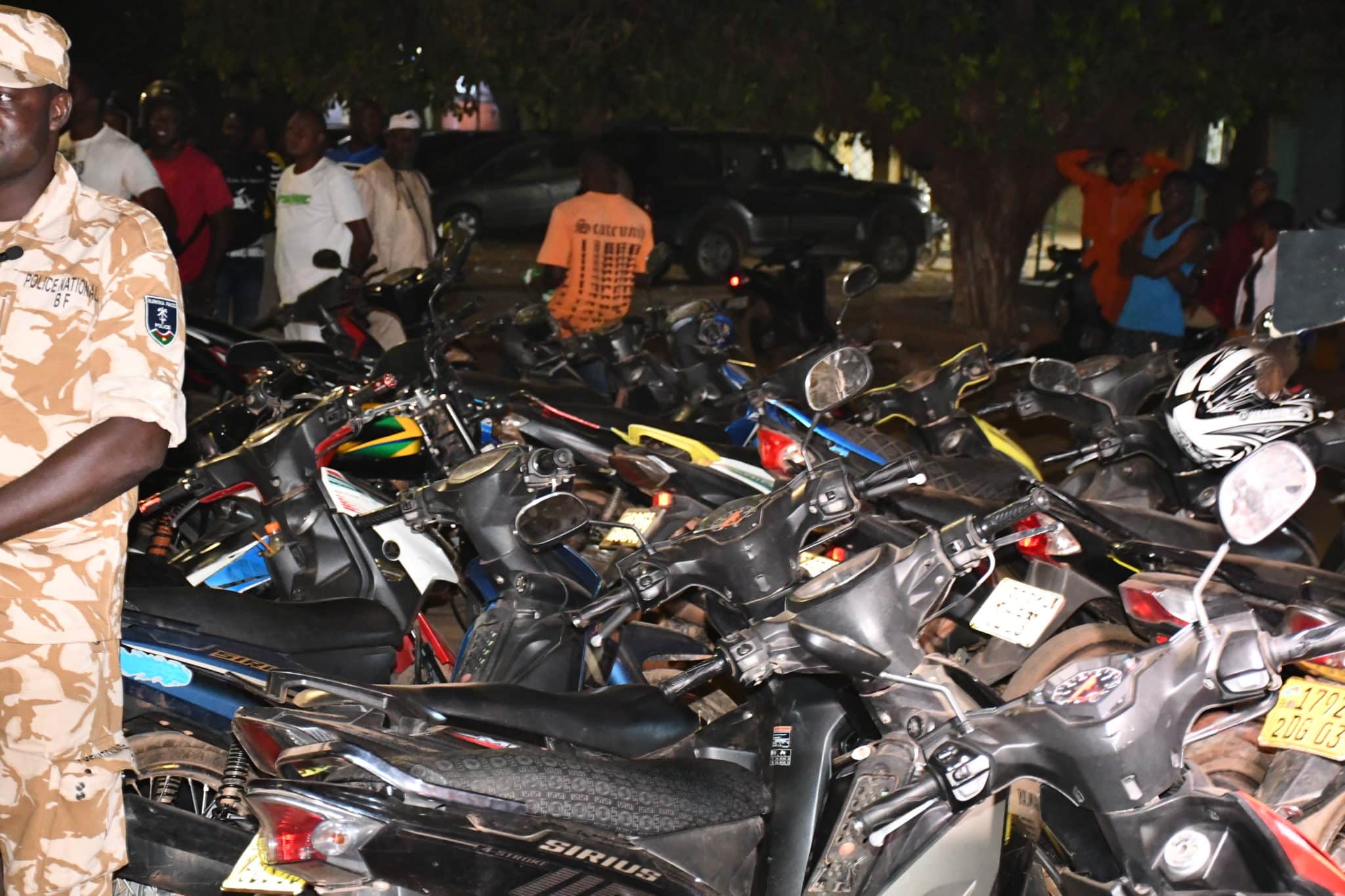 Plus de 400 engins à deux et trois roues ont été saisis en l'espace de trois heures à travers la capitale