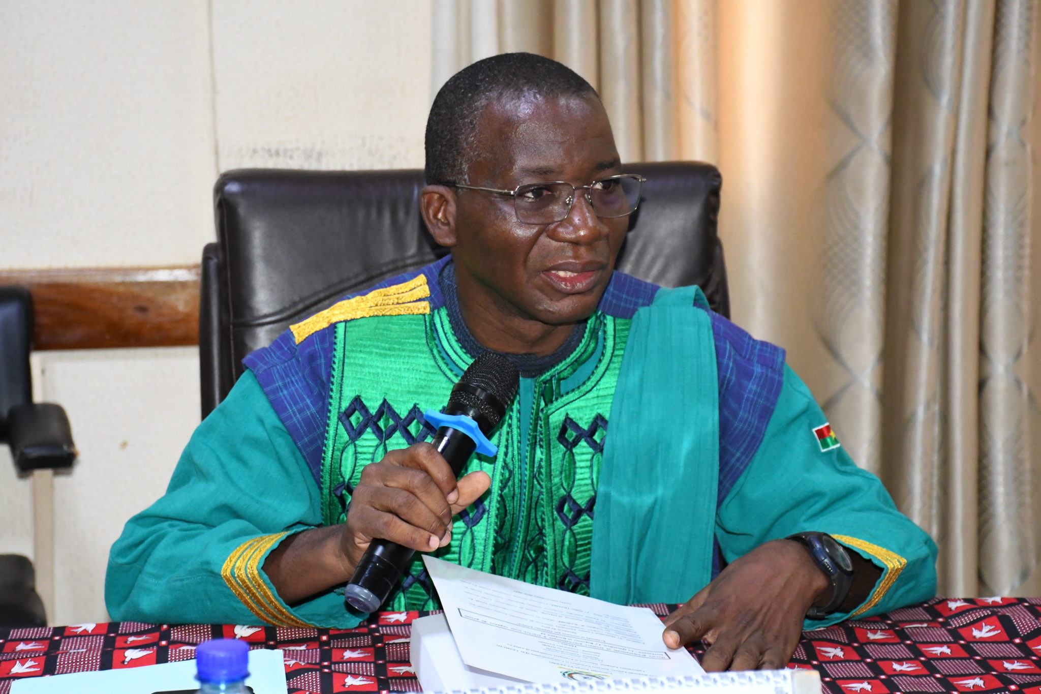 Le Professeur Sidiki Traoré, directeur de la thèse de l'impétrant