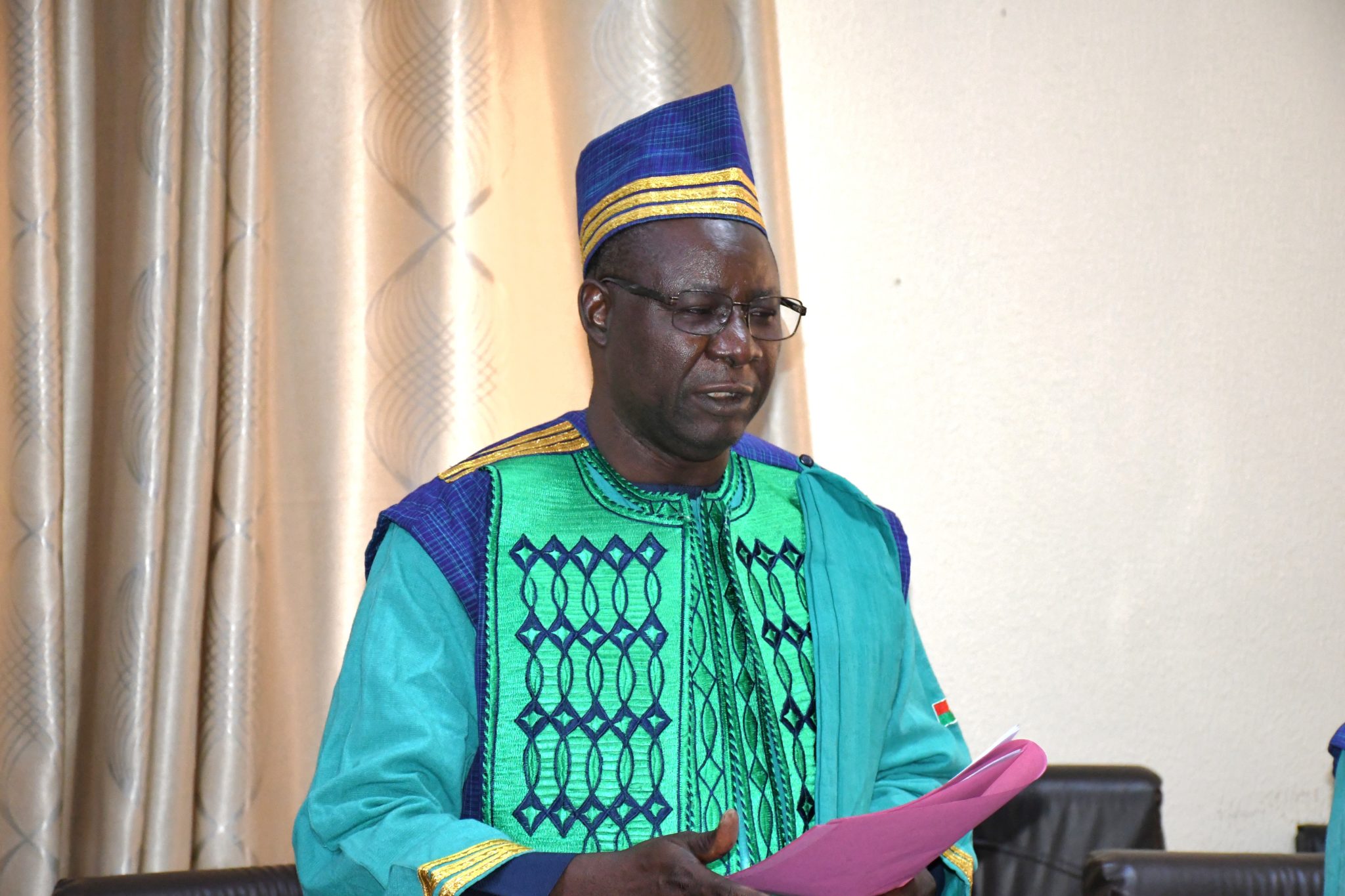 Le Professeur Mamadou Lamine Sanogo, président du jury