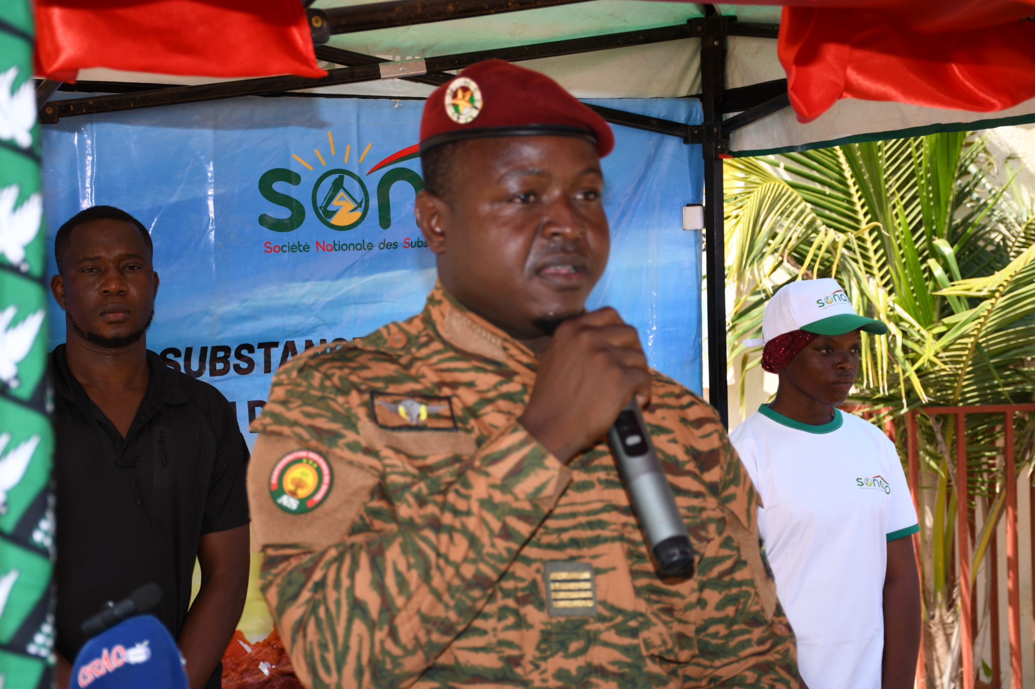 Le Commandant Bazile Zongo, Directeur Général de la SONASP