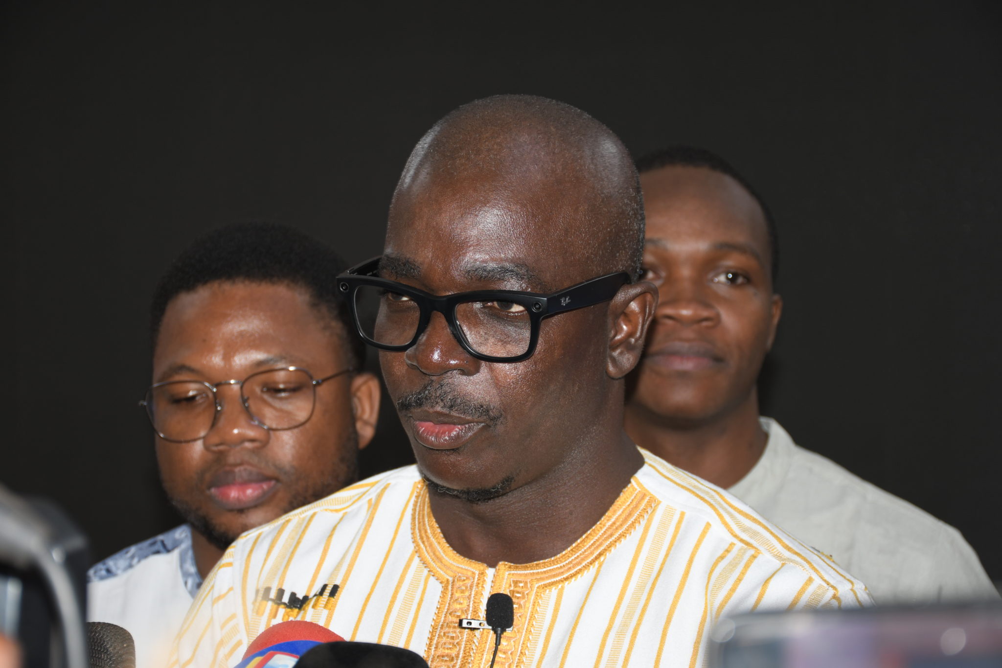 Christophe Baziémo, Directeur Général de Orange Money Burkina, lors du lancement officiel.