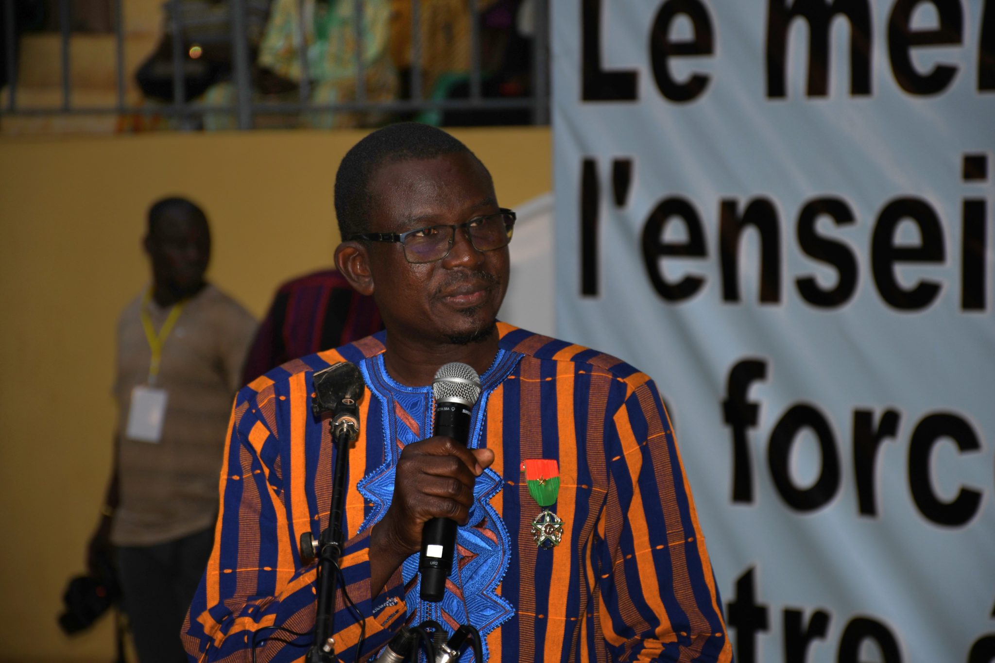 Le Professeur Moumouni Zoungrana, ministre de l'Enseignement secondaire et de la Formation professionnelle et technique