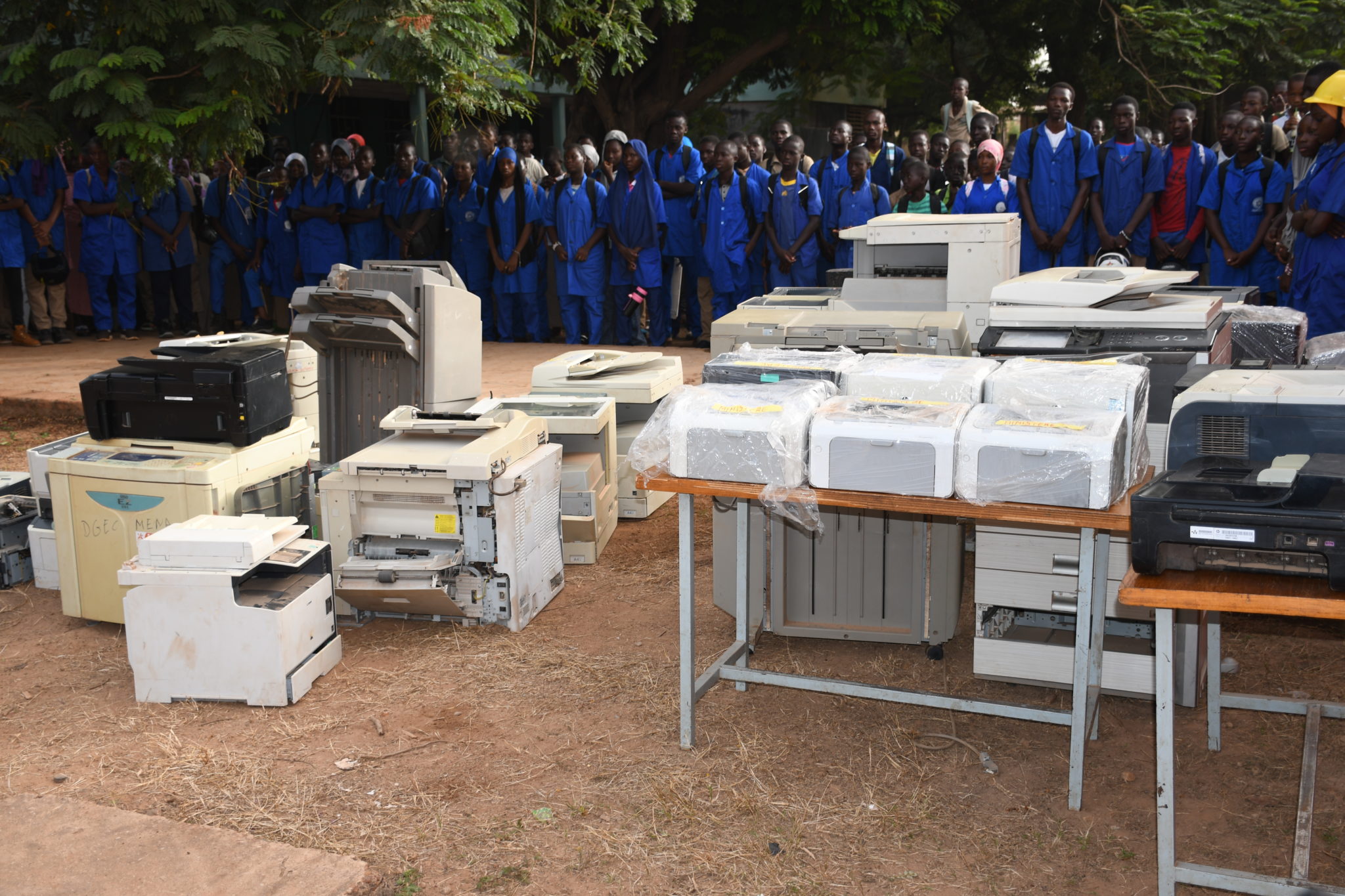 Du matériel collecté pour équiper les ateliers de Ouagadougou, Bobo-Dioulasso et Koudougou
