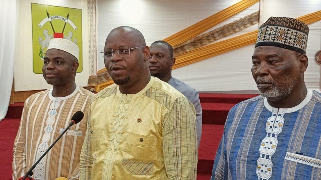 Me Edasso Rodrigue Bayala, ministre de la Justice et des Droits humains du Burkina Faso