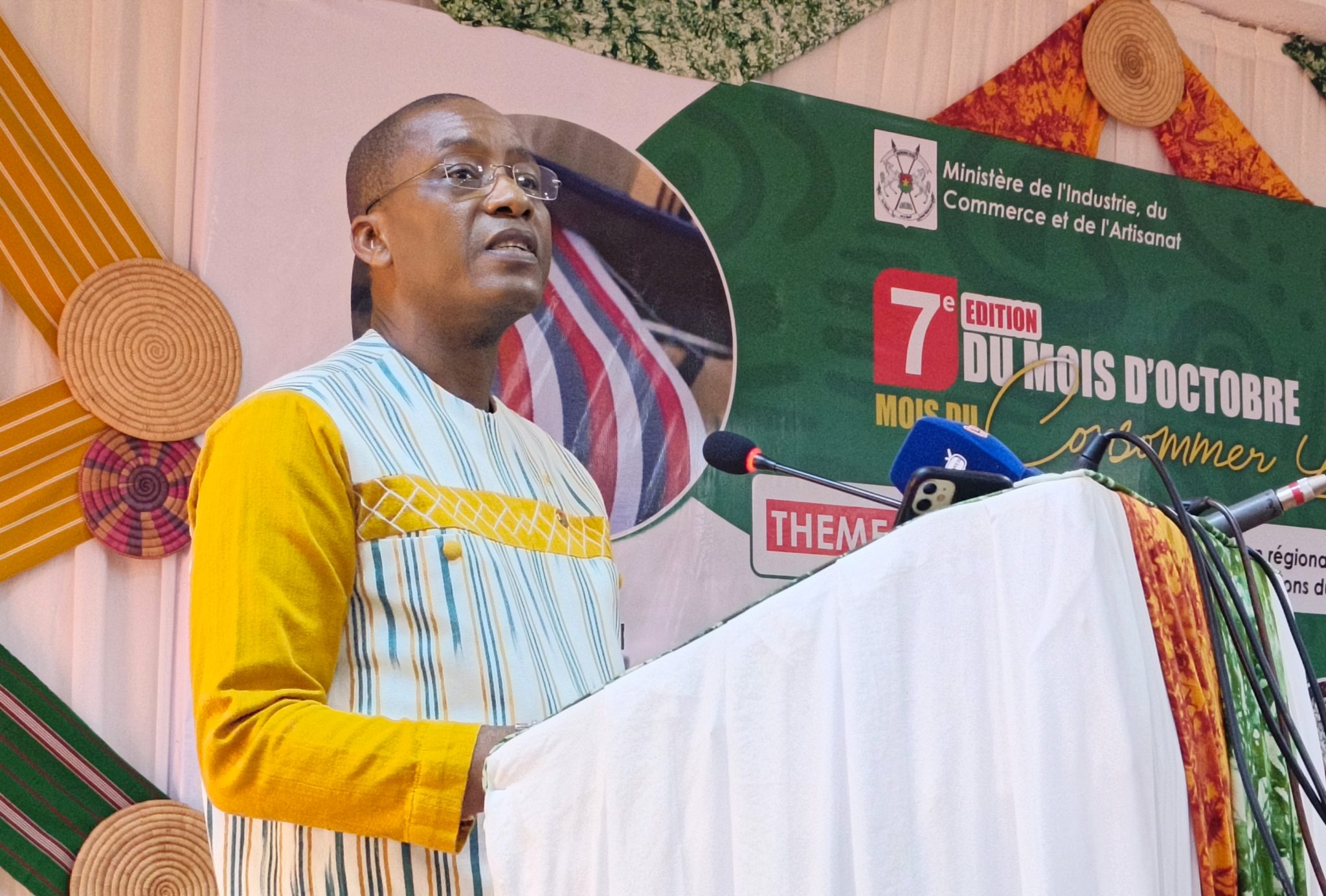 Le ministre en charge du Commerce, Serge Poda