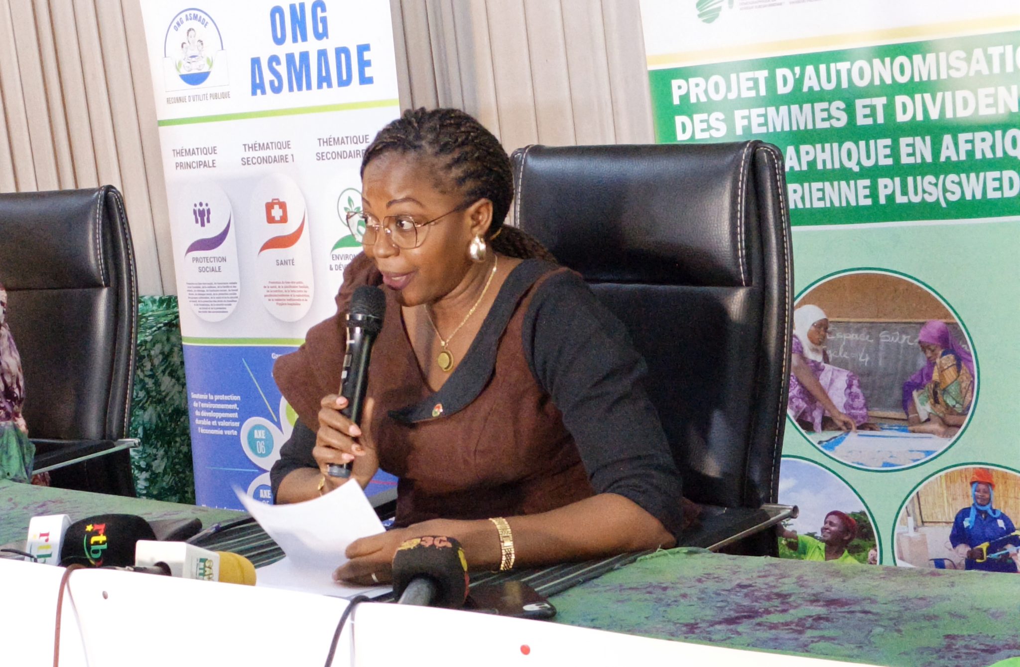 La haut-commissaire de la province du Boulkiemdé, Salimata Ouédraogo