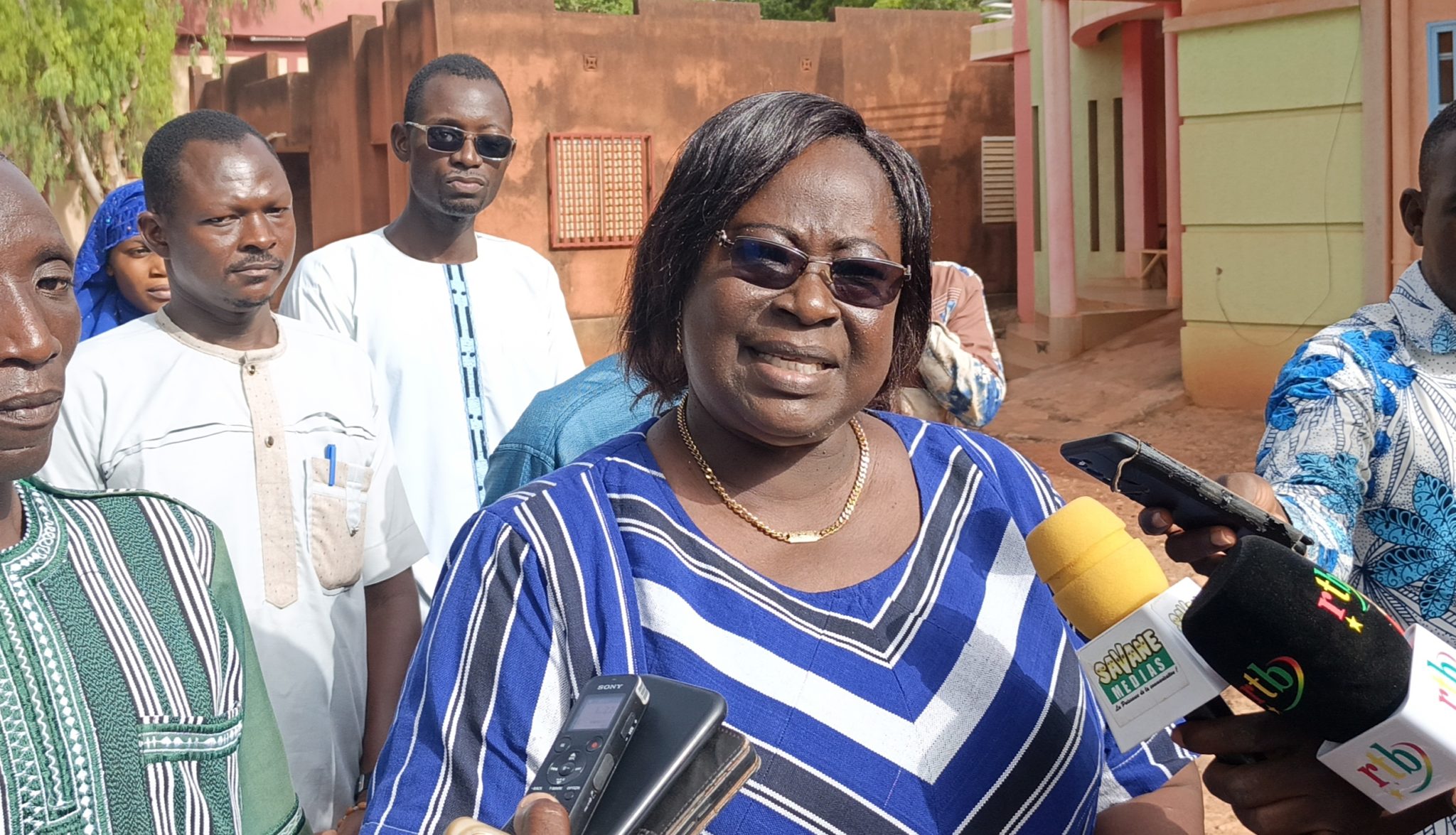 La directrice provinciale de la famille et de la solidarité Fatimata Chérife Zongo