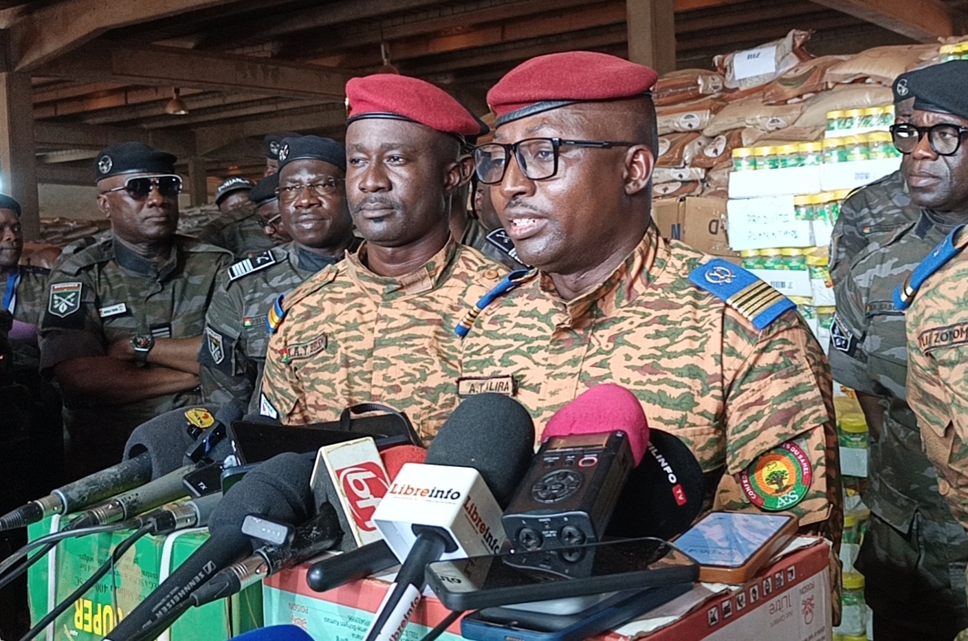 Le directeur central adjoint du génie militaire, le colonel Aristide Alira