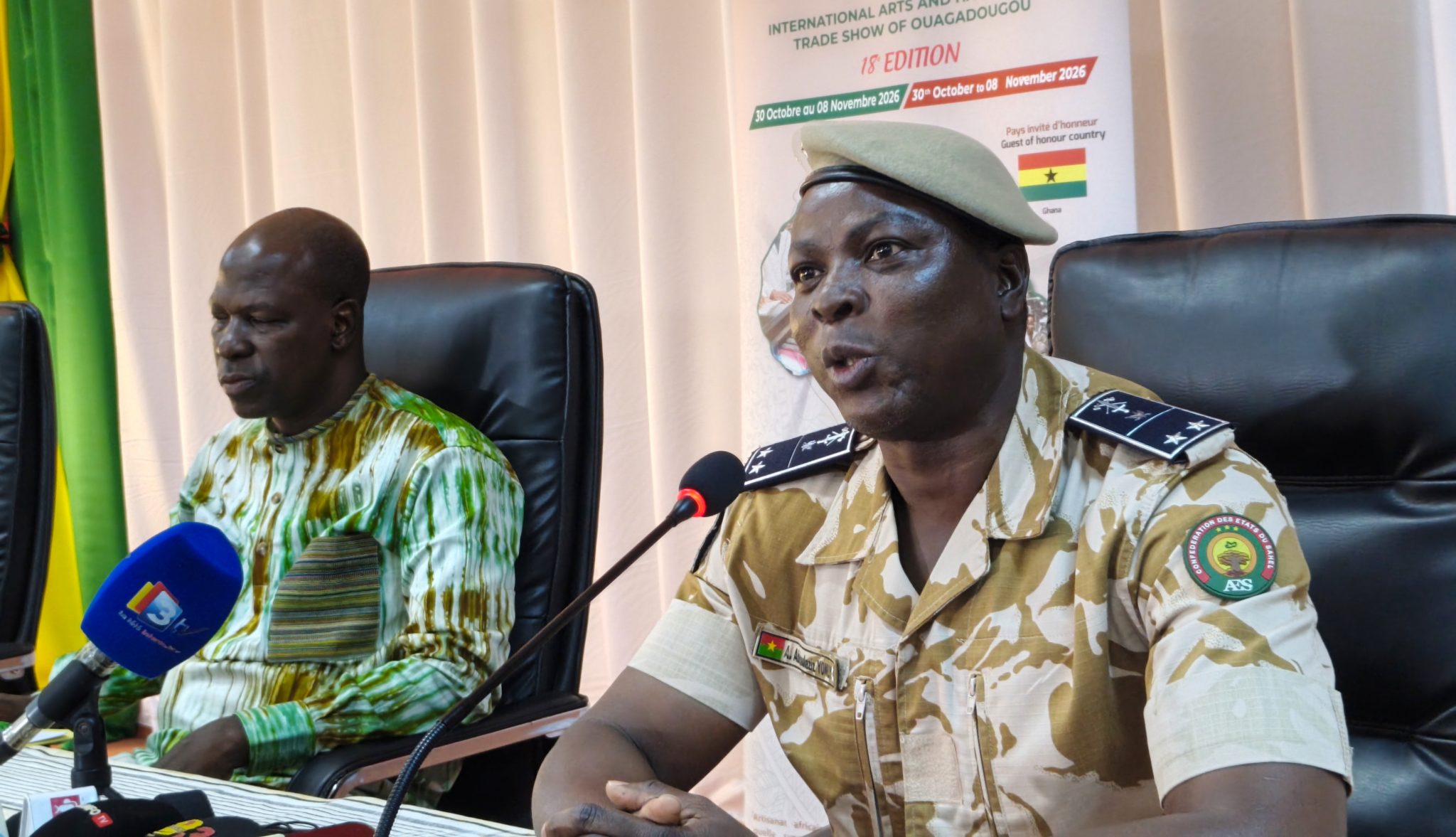 Le commissaire principal de police Aguima Abdoulaziz Yonli, directeur régional de la police nationale du Kadiogo et président de la commission sécurité