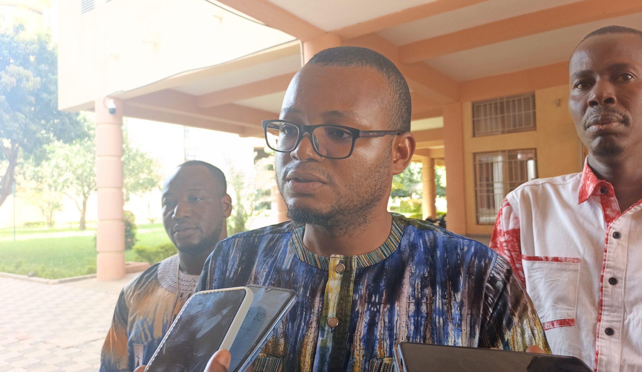 Djamal Rachid Kouanda, directeur central des prestations de la CARFO et formateur au cours de cette session