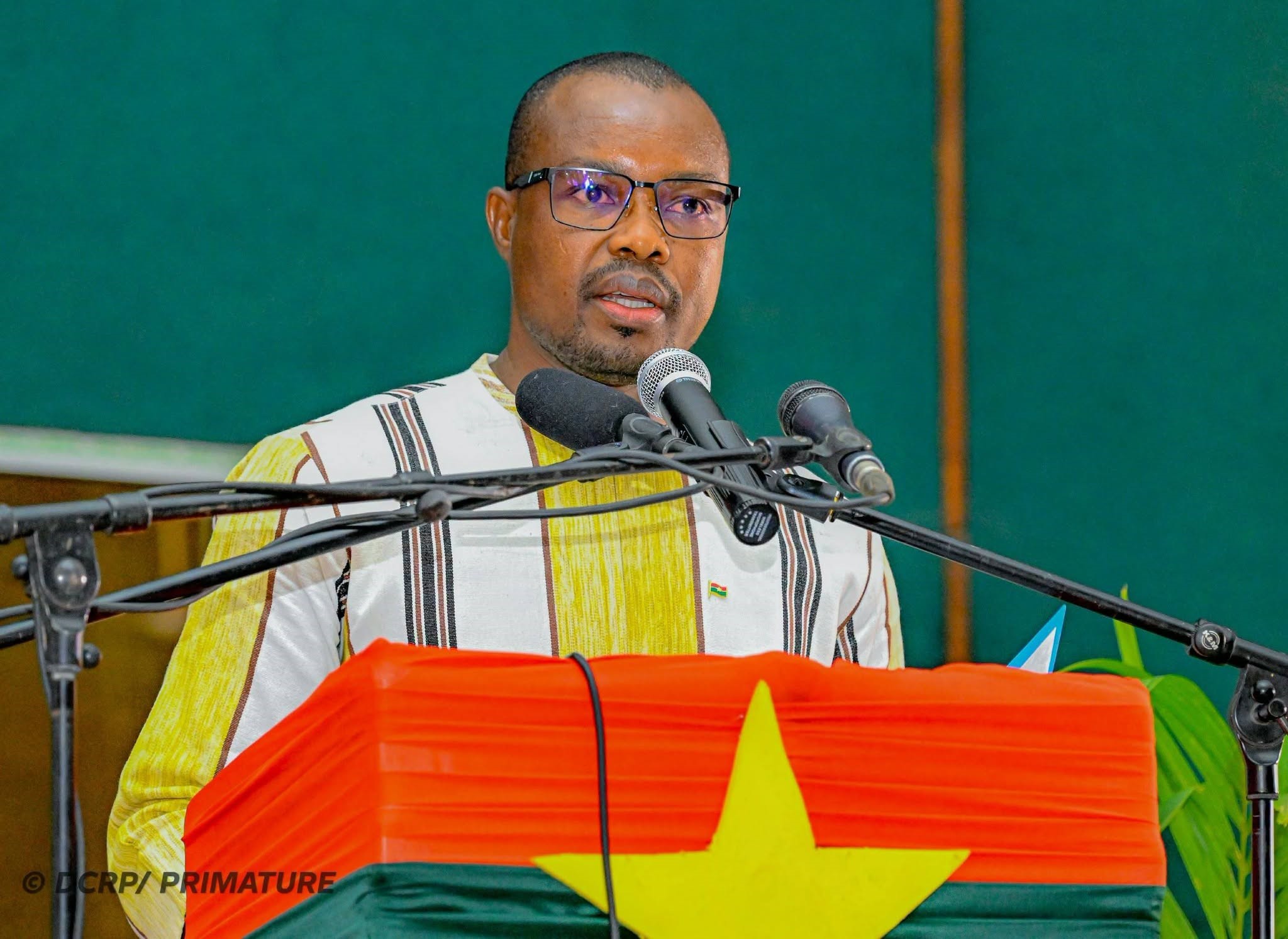 Premier ministre Rimtalba Jean Emmanuel Ouédraogo, représentant le Président du Faso